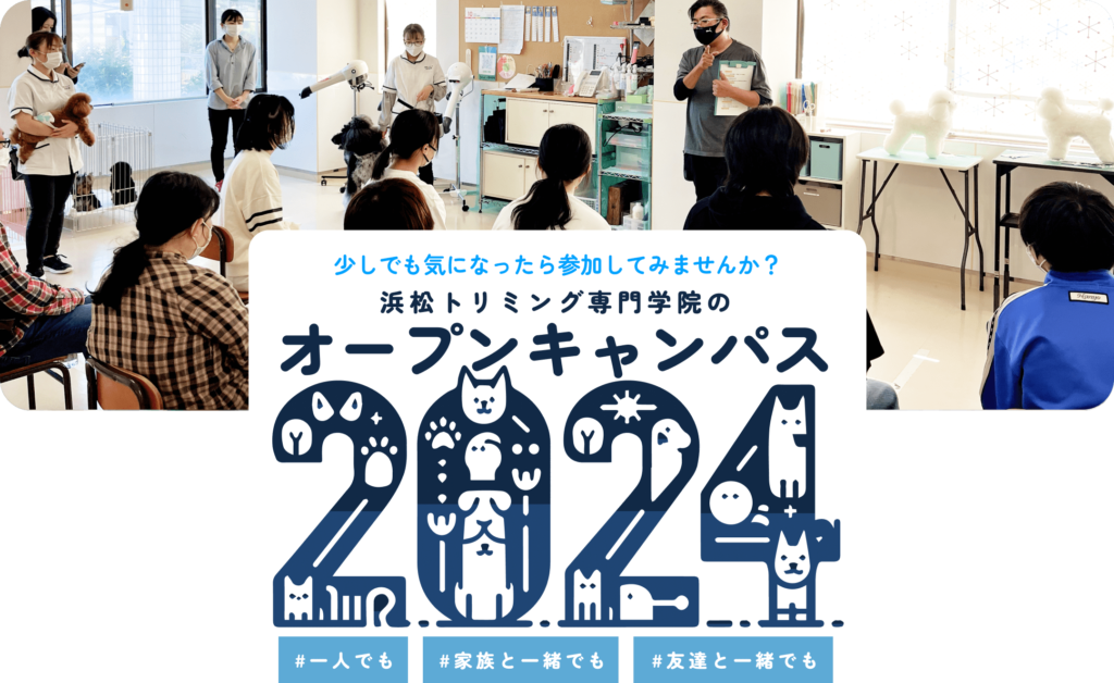 浜松トリミング専門学院のオープンキャンパス2024！2024.8.8｜2024.8.22