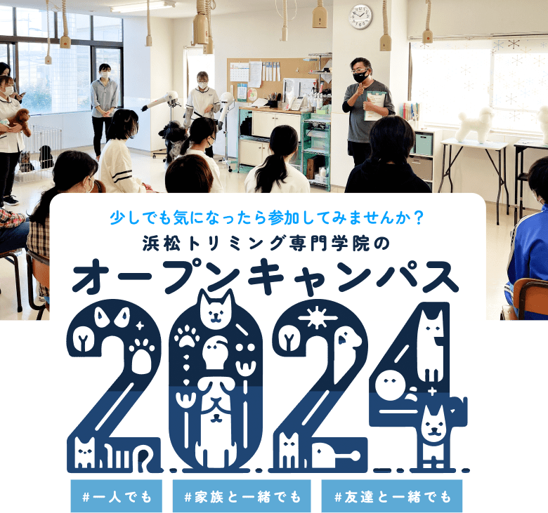 浜松トリミング専門学院のオープンキャンパス2024！2024.8.8｜2024.8.22